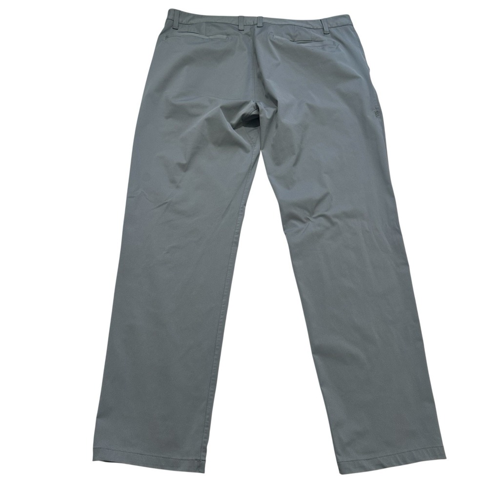 Rhone Commuter Classic Pants Men's 38 Gray Stretch Performance Dress Travel - Picture 3 of 16